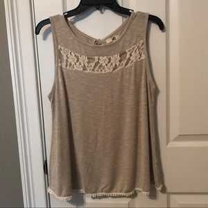YA Sleeveless Feminine Tank